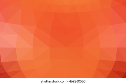 Light red polygonal illustration, which consist of triangles. Triangular design for your business. Creative geometric background in Origami style with gradient.