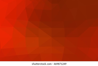 Light red polygonal illustration, which consist of triangles. Triangular design for your business. Creative geometric background in Origami style with gradient.