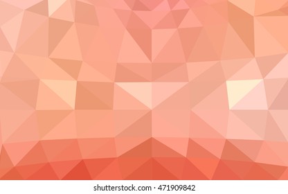 Light red polygonal illustration, which consist of triangles. Triangular design for your business. Creative geometric background in Origami style with gradient.
