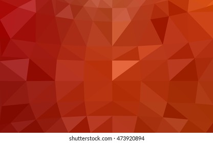Light red polygonal illustration, which consist of triangles. Triangular design for your business. Creative geometric background in Origami style with gradient.