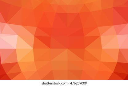 Light red polygonal illustration, which consist of triangles. Triangular design for your business. Creative geometric background in Origami style with gradient.