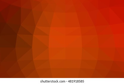 Light red polygonal illustration, which consist of triangles. Triangular design for your business. Creative geometric background in Origami style with gradient.