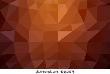Light red polygonal illustration, which consist of triangles. Triangular design for your business. Creative geometric background in Origami style with gradient.