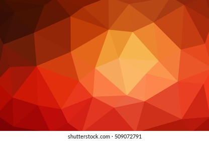 Light red polygonal illustration, which consist of triangles. Triangular design for your business. Creative geometric background in Origami style with gradient.