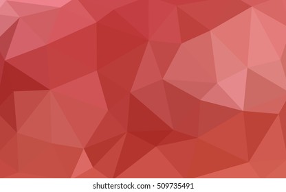 Light red polygonal illustration, which consist of triangles. Triangular design for your business. Creative geometric background in Origami style with gradient.