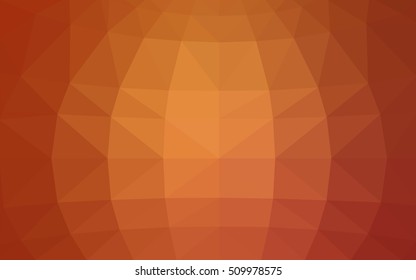 Light red polygonal illustration, which consist of triangles. Triangular design for your business. Creative geometric background in Origami style with gradient.