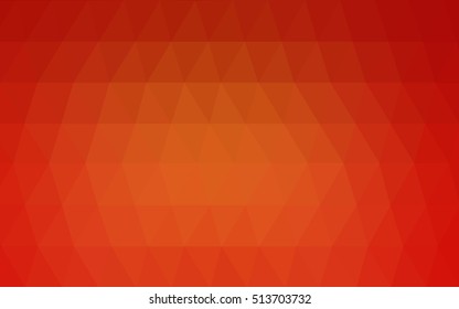 Light red polygonal illustration, which consist of triangles. Triangular design for your business. Creative geometric background in Origami style with gradient.