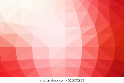 Light red polygonal illustration, which consist of triangles. Triangular design for your business. Creative geometric background in Origami style with gradient.