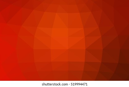 Light red polygonal illustration, which consist of triangles. Triangular design for your business. Creative geometric background in Origami style with gradient.