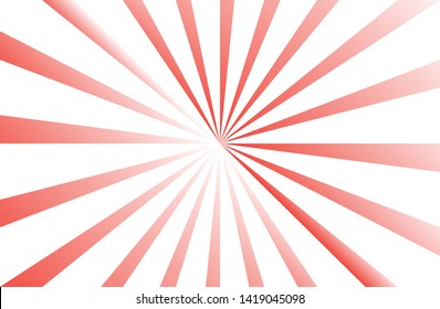Light red sunshine colorful vector background. Abstract sunburst design wallpaper for template business social media advertising.