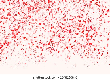 Light Red vector abstract backdrop with leaves. Creative illustration in blurred style with leaves. Hand painted design for web, wrapping.