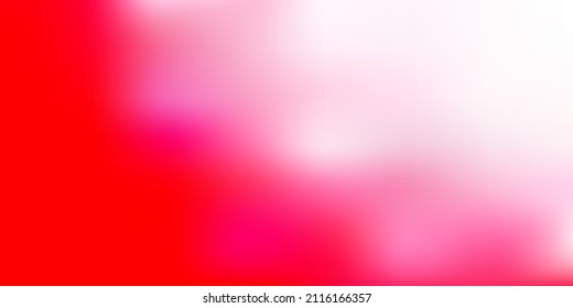Light red vector abstract blur drawing. Colorful gradient abstract illustration in blur style. Wallpaper for your web apps.