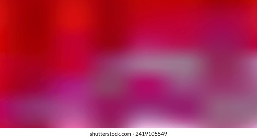Light red vector abstract blur backdrop. Abstract colorful illustration in blur style with gradient. Smart pattern for websites.