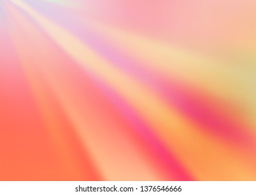Light Red vector abstract blurred template. An elegant bright illustration with gradient. A new texture for your design.