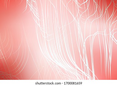 Diseño abstracto del vector rojo claro borroso. Ilustración abstracta colorida con degradado. Nueva forma de tu diseño.
