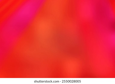 Plantilla brillante abstracta de Vector rojo claro. Una ilustración coloreada completamente nueva en estilo desenfocado. Fondo para diseños.