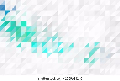 Light Red vector abstract colorful background, which consist of triangles. Pattern with colored triangles on white background.