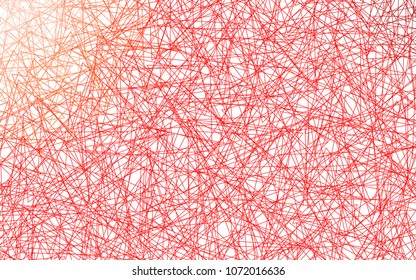 Light Red vector abstract colorful background, which consist of triangles. Pattern with colored triangles on white background.