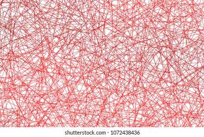 Light Red vector abstract colorful background, which consist of triangles. Pattern with colored triangles on white background.