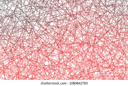 Light Red vector abstract colorful background, which consist of triangles. Pattern with colored triangles on white background.