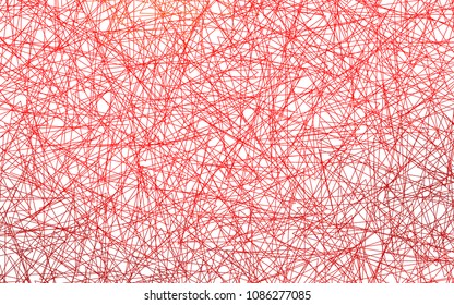 Light Red vector abstract colorful background, which consist of triangles. Pattern with colored triangles on white background.
