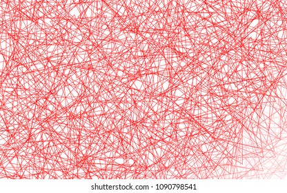 Light Red vector abstract colorful background, which consist of triangles. Pattern with colored triangles on white background.