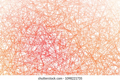 Light Red vector abstract colorful background, which consist of triangles. Pattern with colored triangles on white background.