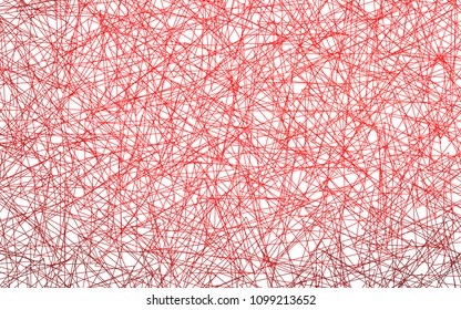 Light Red vector abstract colorful background, which consist of triangles. Pattern with colored triangles on white background.