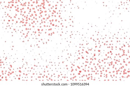 Light Red vector abstract colorful background, which consist of triangles. Pattern with colored triangles on white background.