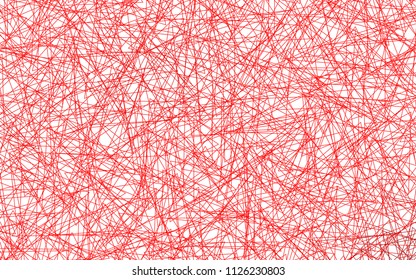 Light Red vector abstract colorful background, which consist of triangles. Pattern with colored triangles on white background.