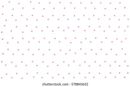 Light red vector abstract colorful background, which consist of triangles. Pattern with colored triangles on white background.