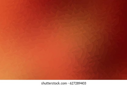 Light Red vector abstract colorful background, which consist of triangles. Pattern with colored triangles on white background.