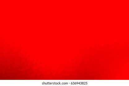 Light Red vector abstract colorful background, which consist of triangles. Pattern with colored triangles on white background.
