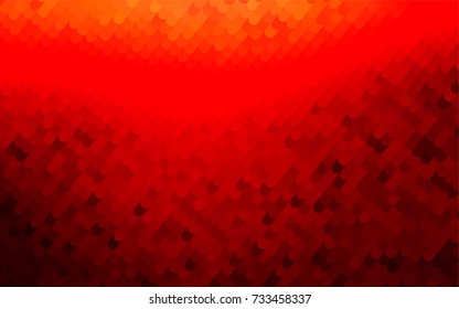 Light Red vector abstract curved pattern. Colorful abstract illustration with gradient crooked lines. The textured pattern can be used for background.
