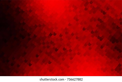 Light Red vector abstract curved background. Colorful abstract illustration with gradient crooked lines. A completely new template for your business design.