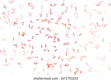 Light Red vector abstract design with leaves. Glitter abstract illustration with doodles and leaves. Pattern for heads of websites, designs.