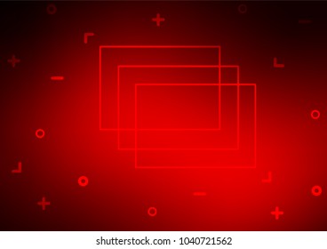 Light Red vector abstract doodle texture. Blurred decorative design in Indian style with Zen tangles. The elegant pattern can be used as a part of a brand book.