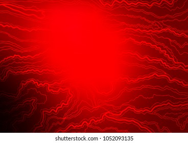 Light Red vector abstract doodle texture. Colorful abstract illustration with lines in Asian style. The best blurred design for your business.