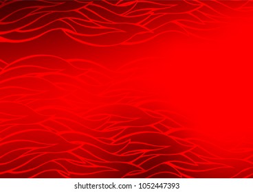 Light Red vector abstract doodle template. Doodles on blurred abstract background with gradient. The elegant pattern can be used as a part of a brand book.