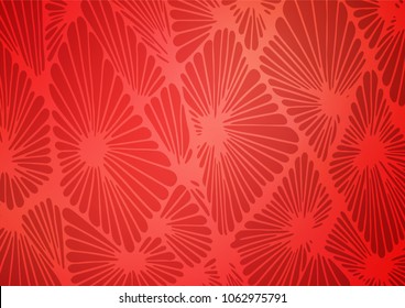 Light Red vector abstract doodle background. Geometric doodle illustration in Origami style with gradient. Brand-new style for your business design.