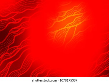 Light Red vector abstract doodle pattern. Decorative shining illustration with doodles on abstract template. The completely new template can be used for your brand book.