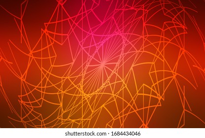 Light Red vector abstract doodle pattern. Childish elegant natural pattern with gradient. Hand painted design for web, leaflet, textile.