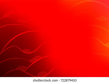 Light Red vector abstract doodle pattern. A completely new color illustration in doodle style. The completely new template can be used for your brand book.