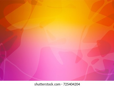 Light red vector abstract doodle background. Brand-new colored illustration in blurry style with doodles drawn by child. Brand-new design for your business.