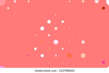 Hellroter Vektorgrafik Abstrakte Illustration mit farbigen Bläschen im Naturstil. Abstrakte Illustration mit farbigen Bläschen im Naturstil. Modernes Design für eine Visitenkarte.