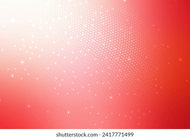 Light Red vector Abstract illustration with colored bubbles in nature style. Blurred decorative design in abstract style with bubbles. Modern template for landing page.