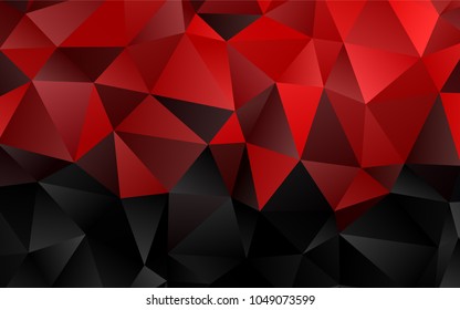 Light Red vector abstract mosaic pattern. A vague abstract illustration with gradient. The completely new template can be used for your brand book.