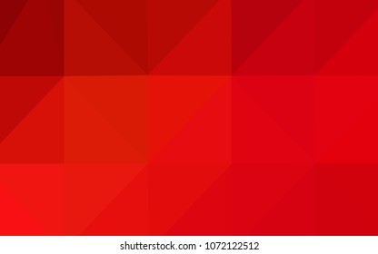 Light Red vector abstract mosaic pattern. Creative illustration in halftone style with gradient. A new texture for your design.