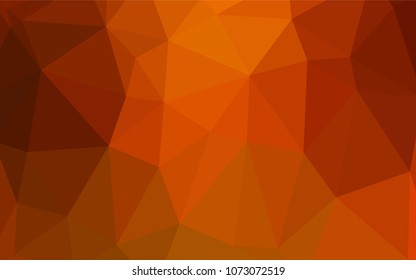 Light Red vector abstract mosaic pattern. Glitter abstract illustration with an elegant design. The template for cell phone's backgrounds.