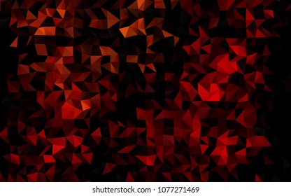 Light Red vector abstract mosaic pattern. Colorful abstract illustration with gradient. Brand-new design for your business.